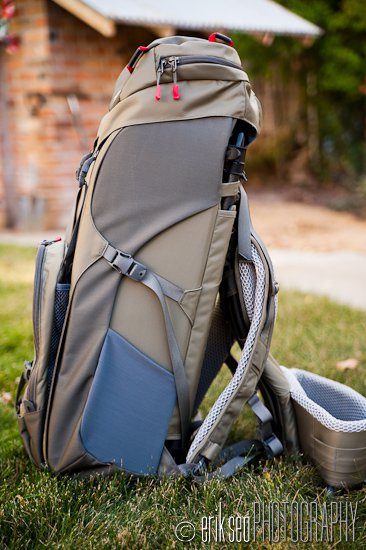 Clik Elite Volt Camera Backpack Review Newschoolers Side View Of The Volt With Stand Legs Extended