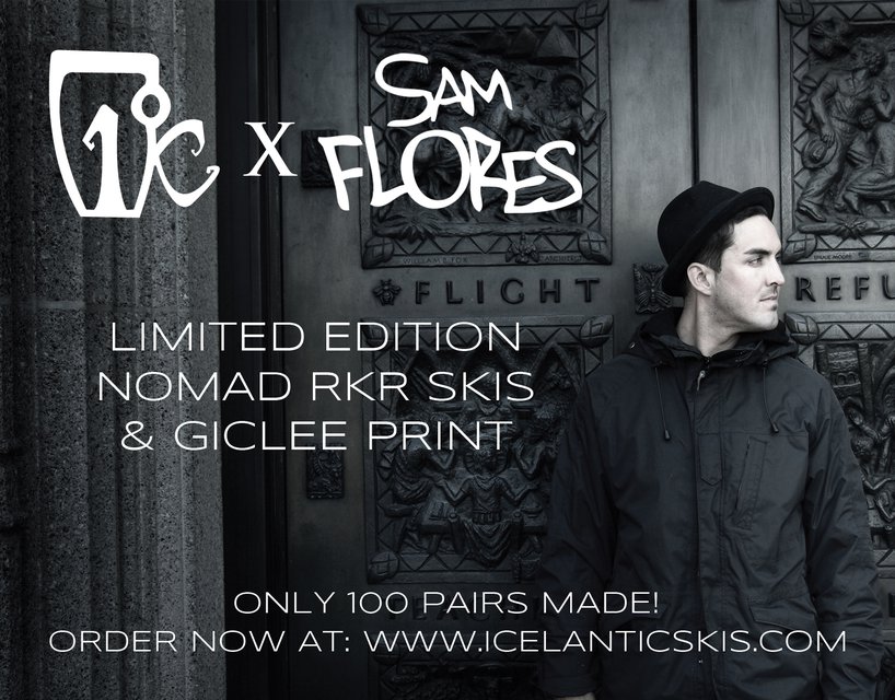 Icelantic Skis New Limited Edition Sam Flores Colab