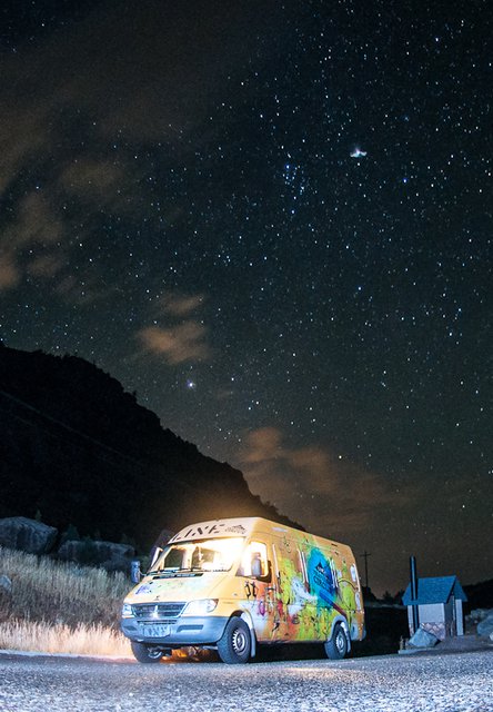 Sights and Smells of the Traveling Circus Van
