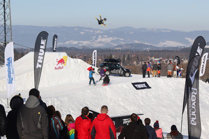 Erik Lundmark and Zuzana Stromkova take top spots during the Thule Polish Freeskiing Open 2015 driven by MINI