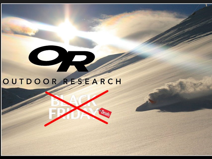 Outdoor Research Joins REI's #OptOutside Campaign, Closing On Black Friday