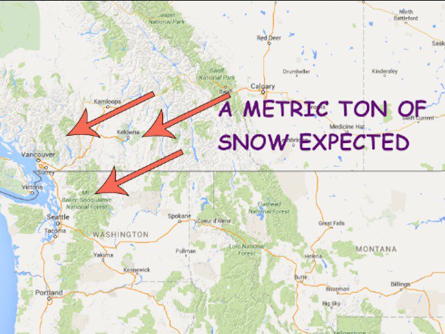 Whistler Expecting Up To 115" Of Snow This Week