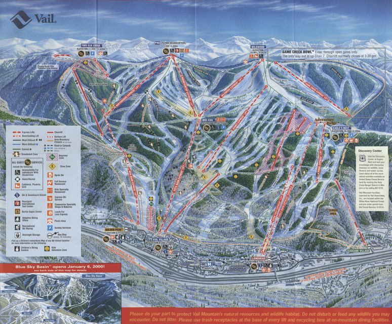 Trail Maps Then And Now: Mammoth, Vail & Killington - Newschoolers.com