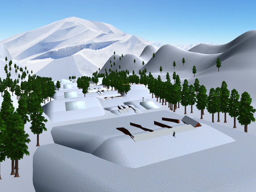 The winner of the J Skis park building contest