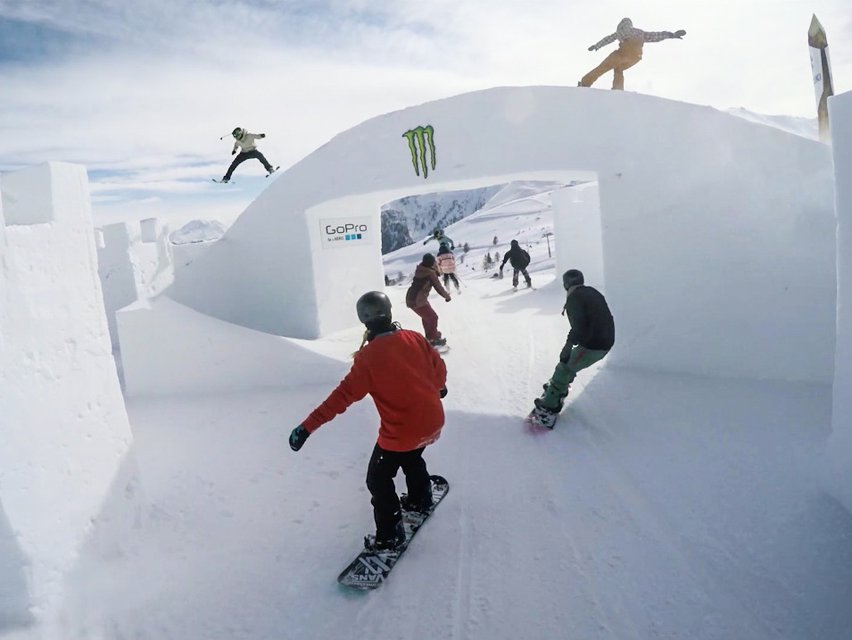 GoPro Moment Jib Train at Suzuki Nine Queens 2016