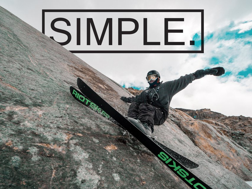 SIMPLE. Apparel X Website Drop