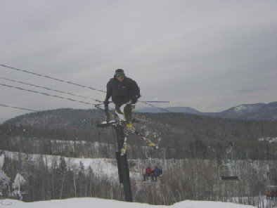 one of my coaches at Sundayriver doing a 360 x tail grab