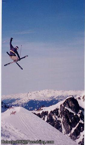 just a mute off the wind lip at blackcomb