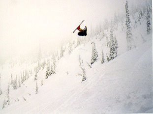This was a double back at schweitzer Mt. in idaho It was the first one I ever stuck, well hip check