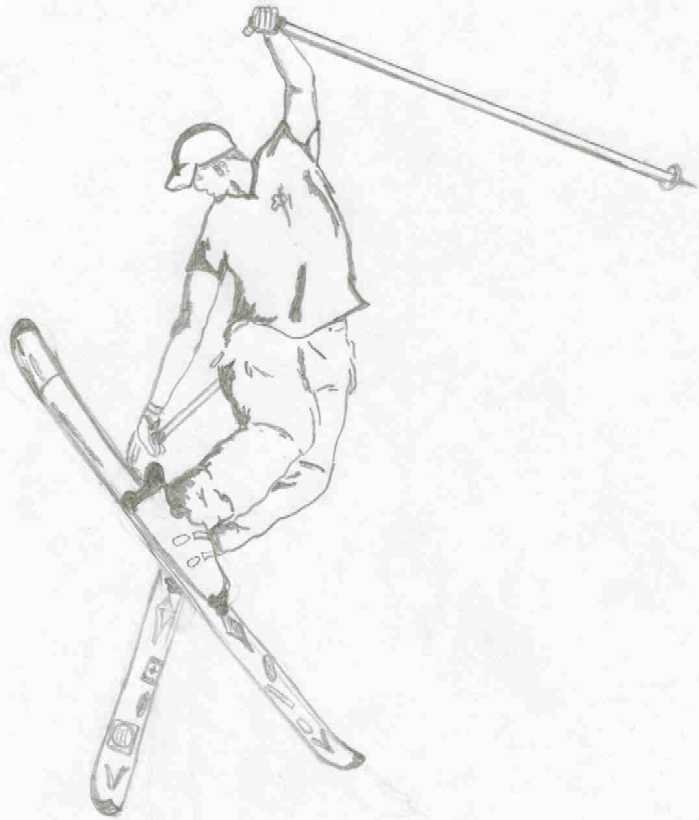  This is the sketch of the pic of him that i took of him. doing the tail grab at the rail session