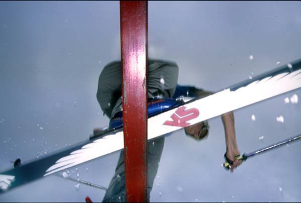 under the rail