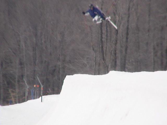 going huge in the pipe at Okemo