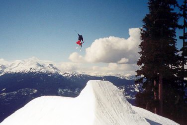 25-35ft Tail grab in Blackcomb