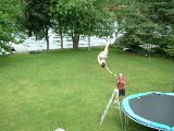 huge rodeo off trampoline over ladder-insane air