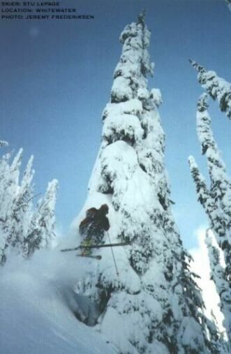 tree skiing...