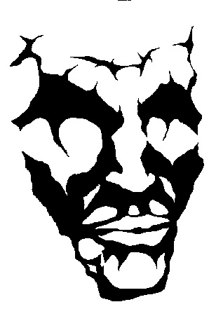 A cool face i drew in ms paint.