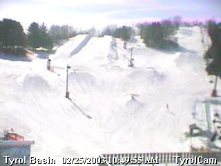 1/2 of our terrain park can be seen here