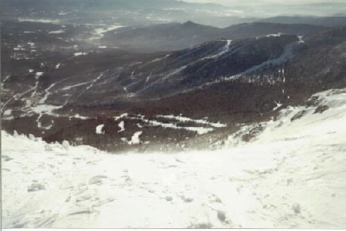 droppin in at the top of mt mansfield