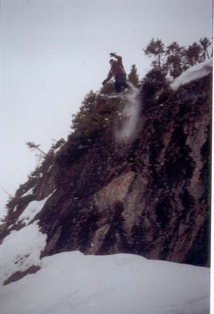 This is me droppin a cliff at louise..yup