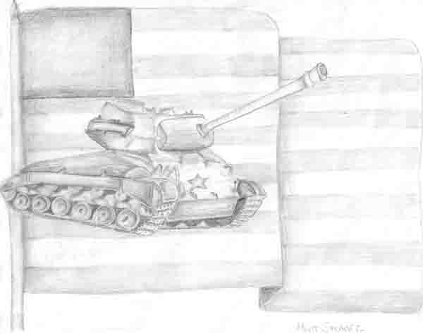 Sketch of a tank