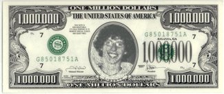 The New us $1,000,000 bill