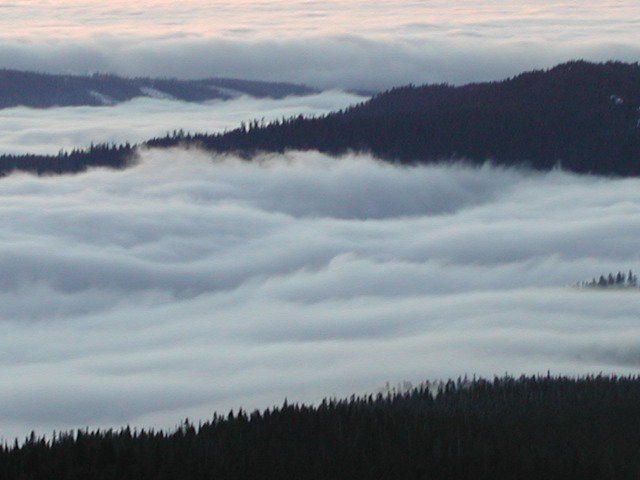 View of Valley from Mt. Hood
