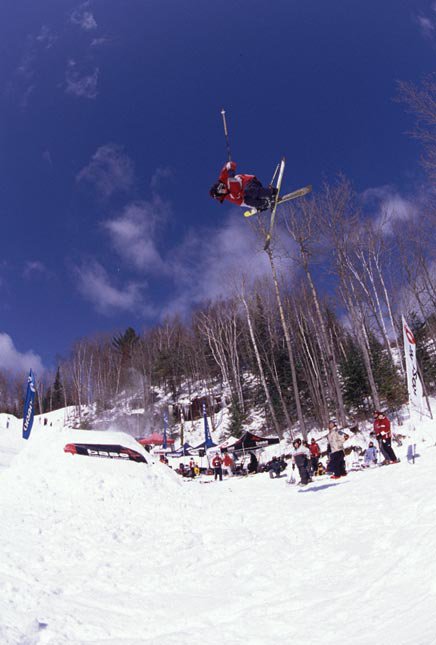 Fakie 720 at the D-Structure Ski Jam, 2003