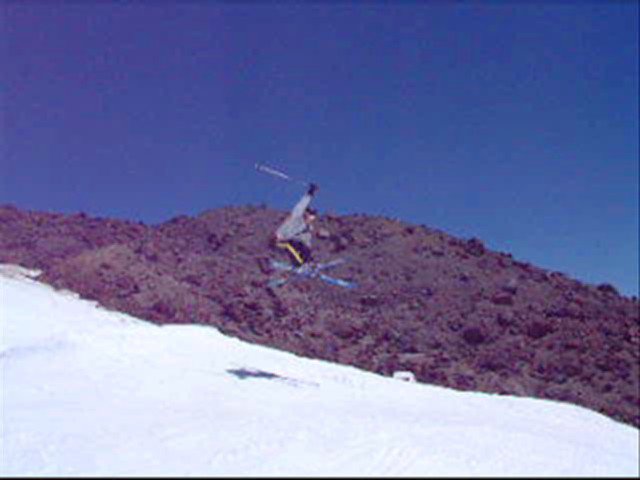 here ya have it, the only picture of me skiing...shitty quality i know.