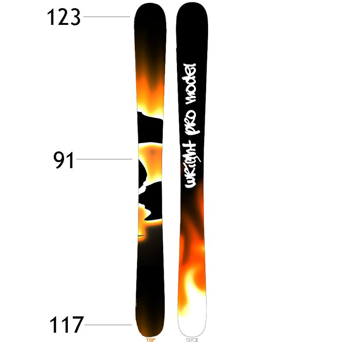 Ski design for Phrosty's ski contest