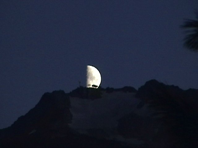 Moon over Peak