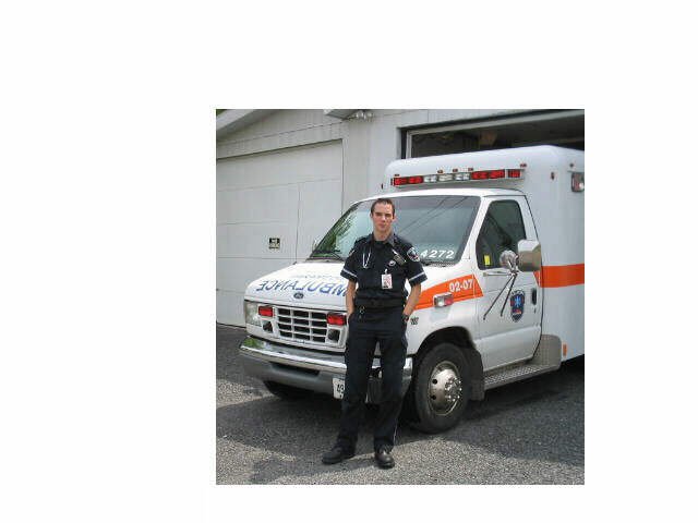 Medic with Cornwall EMS