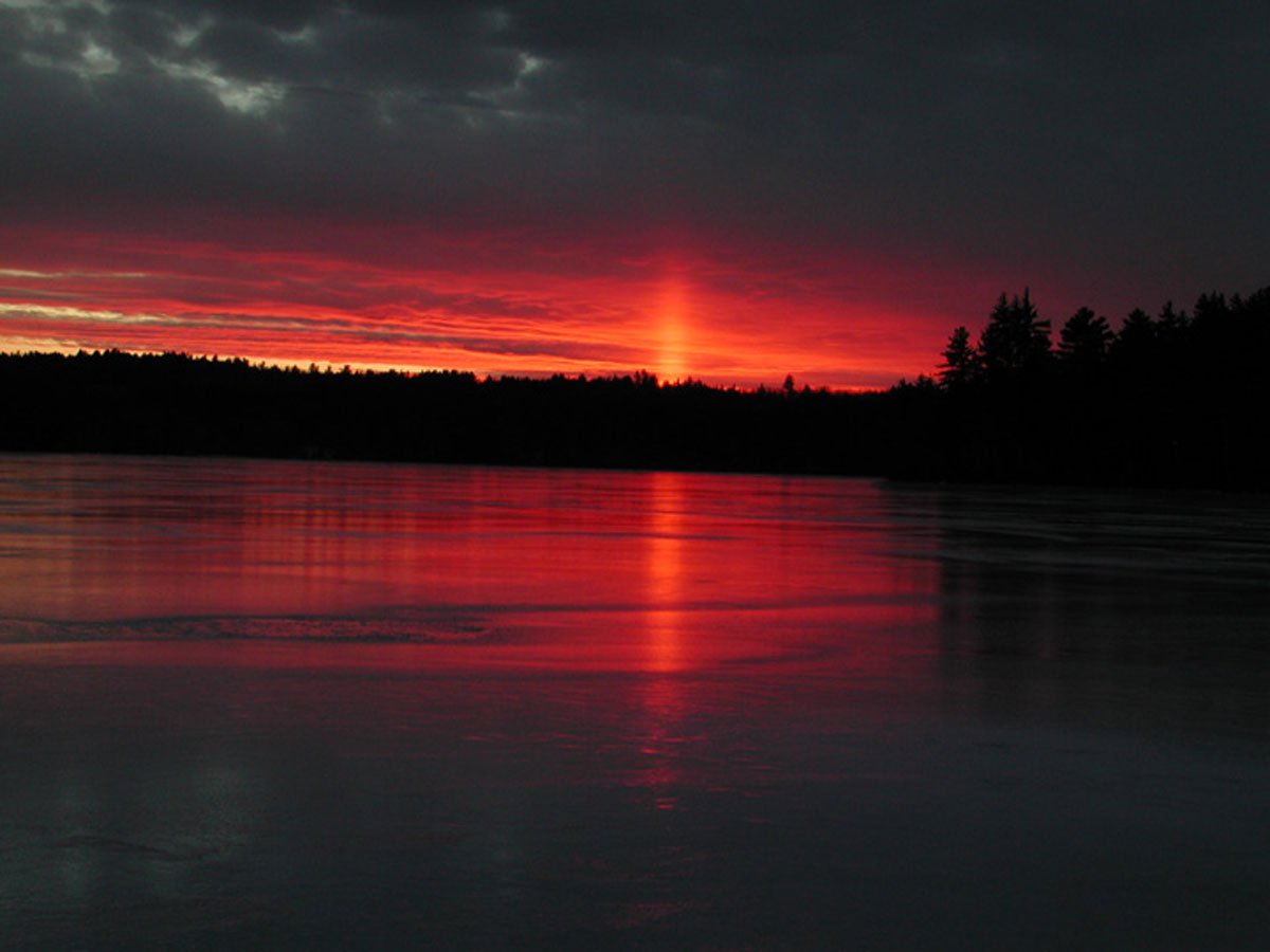 Sunset Over Squam Lake