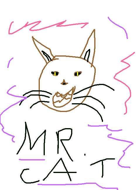My latest piece:  Mr. Cat, beginnings