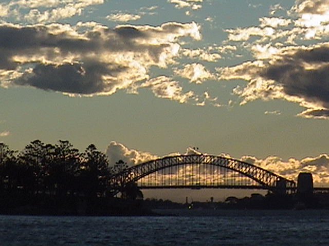 Sydney Harbor Bridge at Sunset