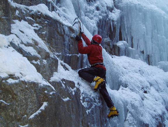 Mixed climbing!