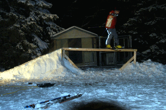 Backyard rail at my house