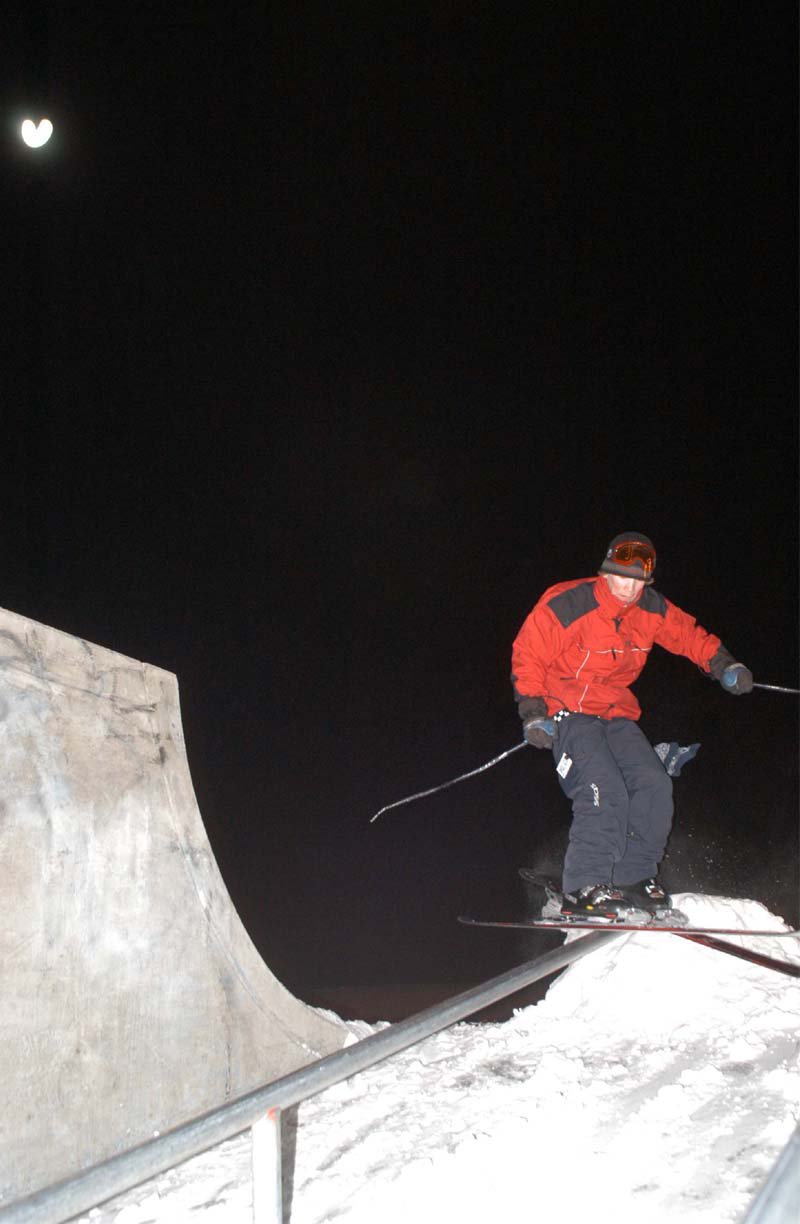 Skate parks are for SKIING!