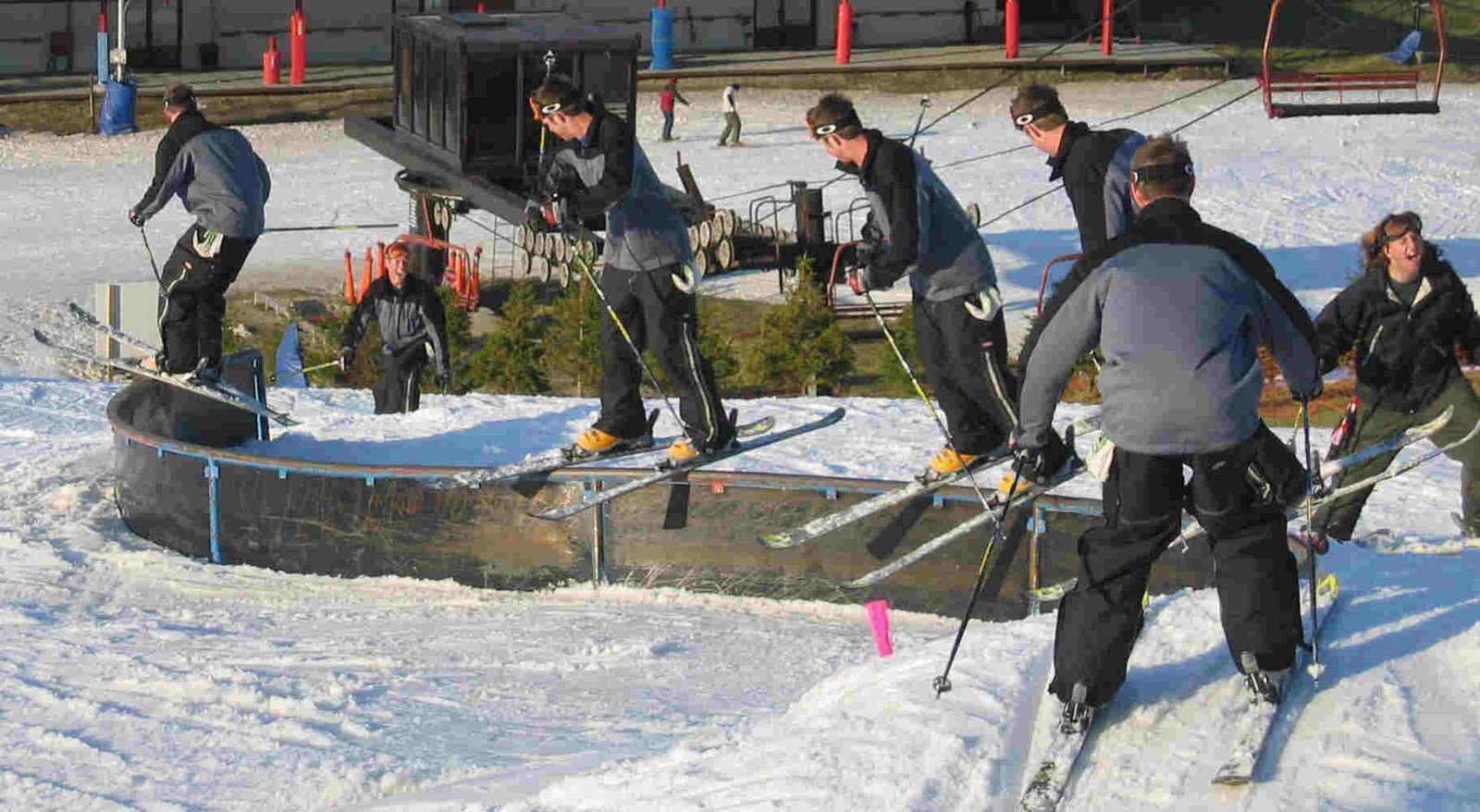 S RAIL SEQUENCE, with cool guy in back