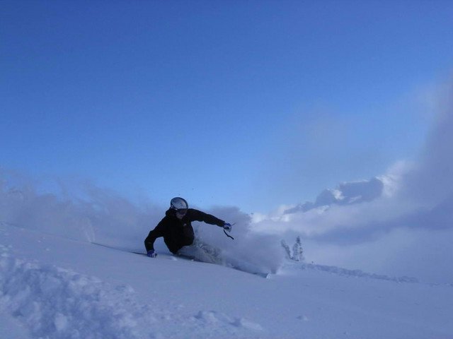 Fresh powder in Whistler