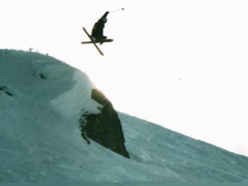 nice mute grab off a cliff at whistler