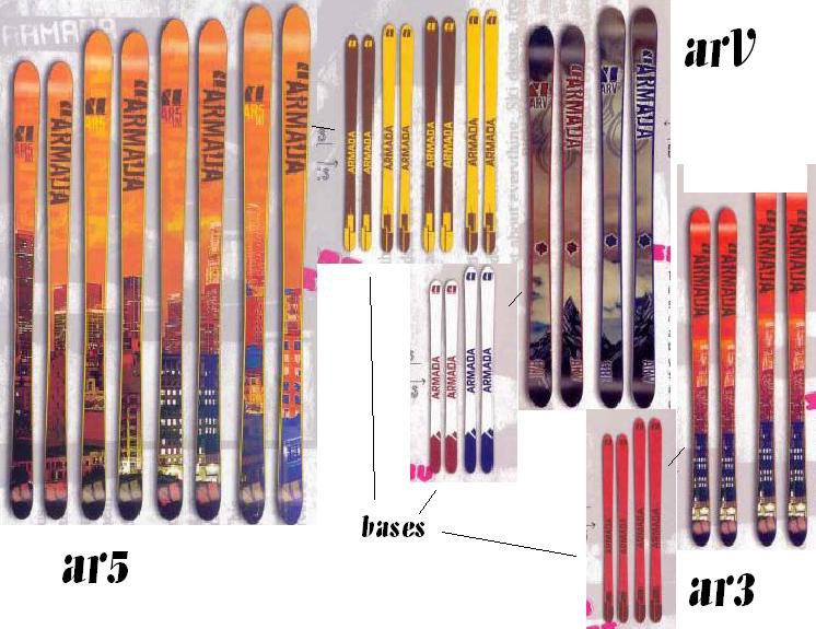 2005 armada skis! SO SICK