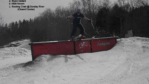 nikki Sliding the downrail