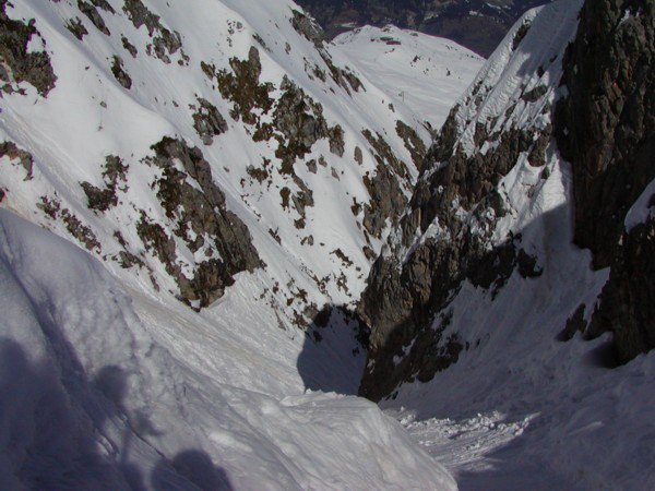 top of a nice chute