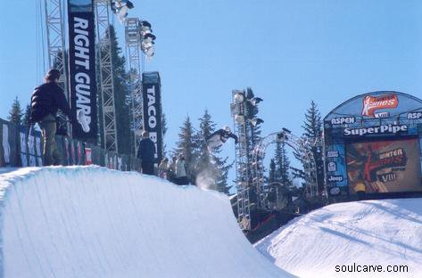 Hannah Epps at the Womens Superpipe Jam Winter X games 2004