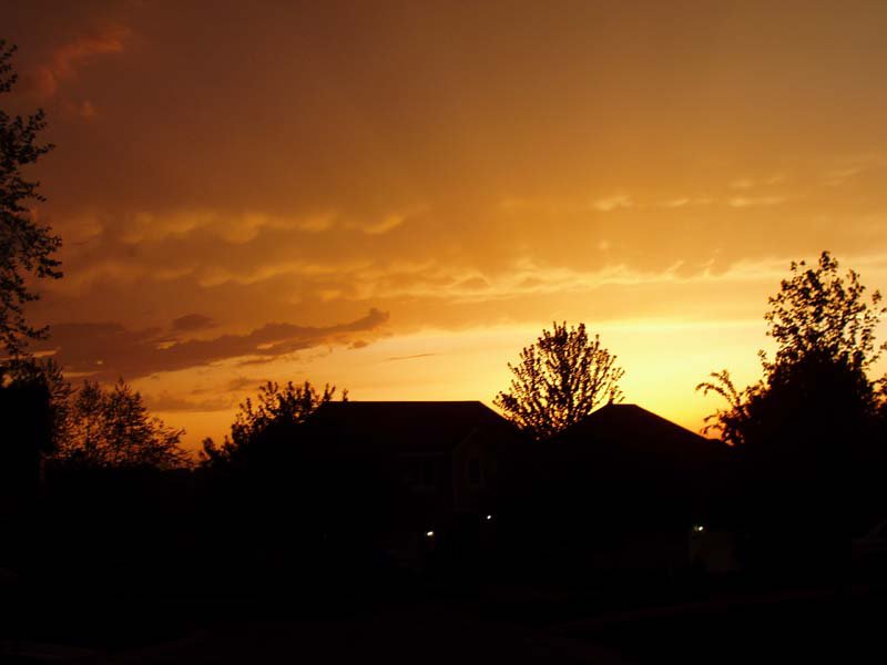 Post Thunderstorm Sunset