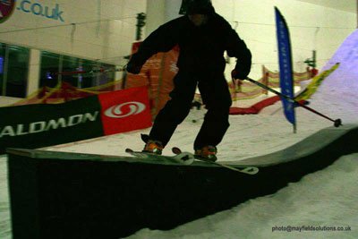 Whaletail Rail, indoor slope