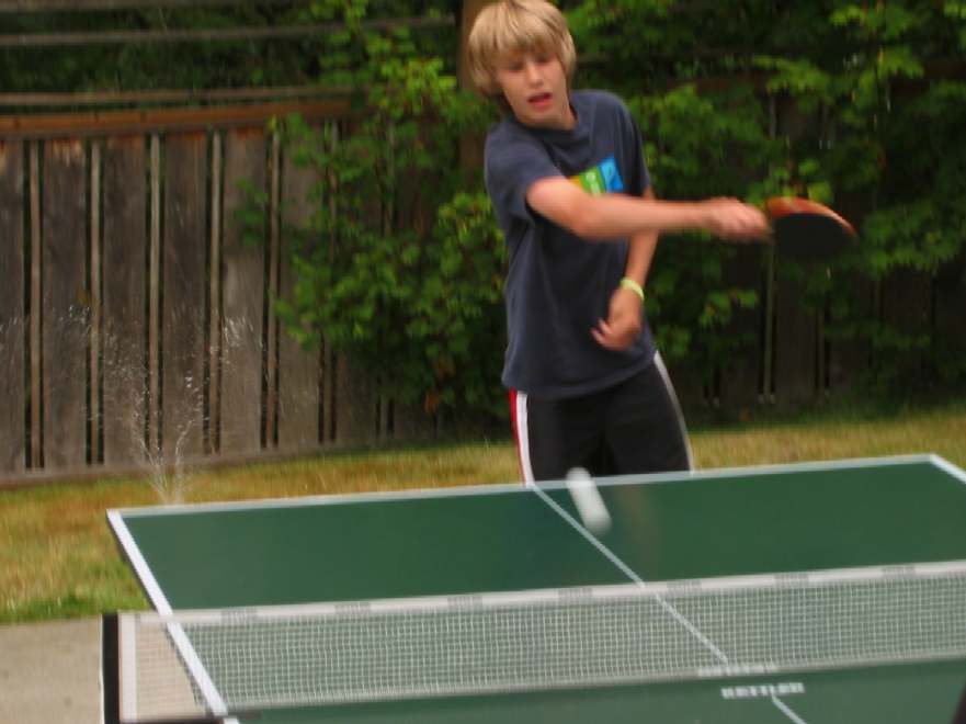 Ping Pong Taylor mega smash!