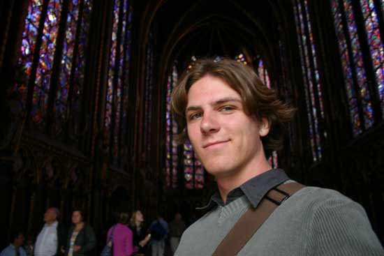 Self-Portrait in a Church