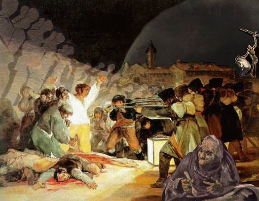 some goya paintings mixed with a few others...