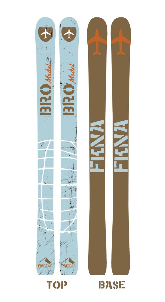 Graphic for PMG Bro Model ski